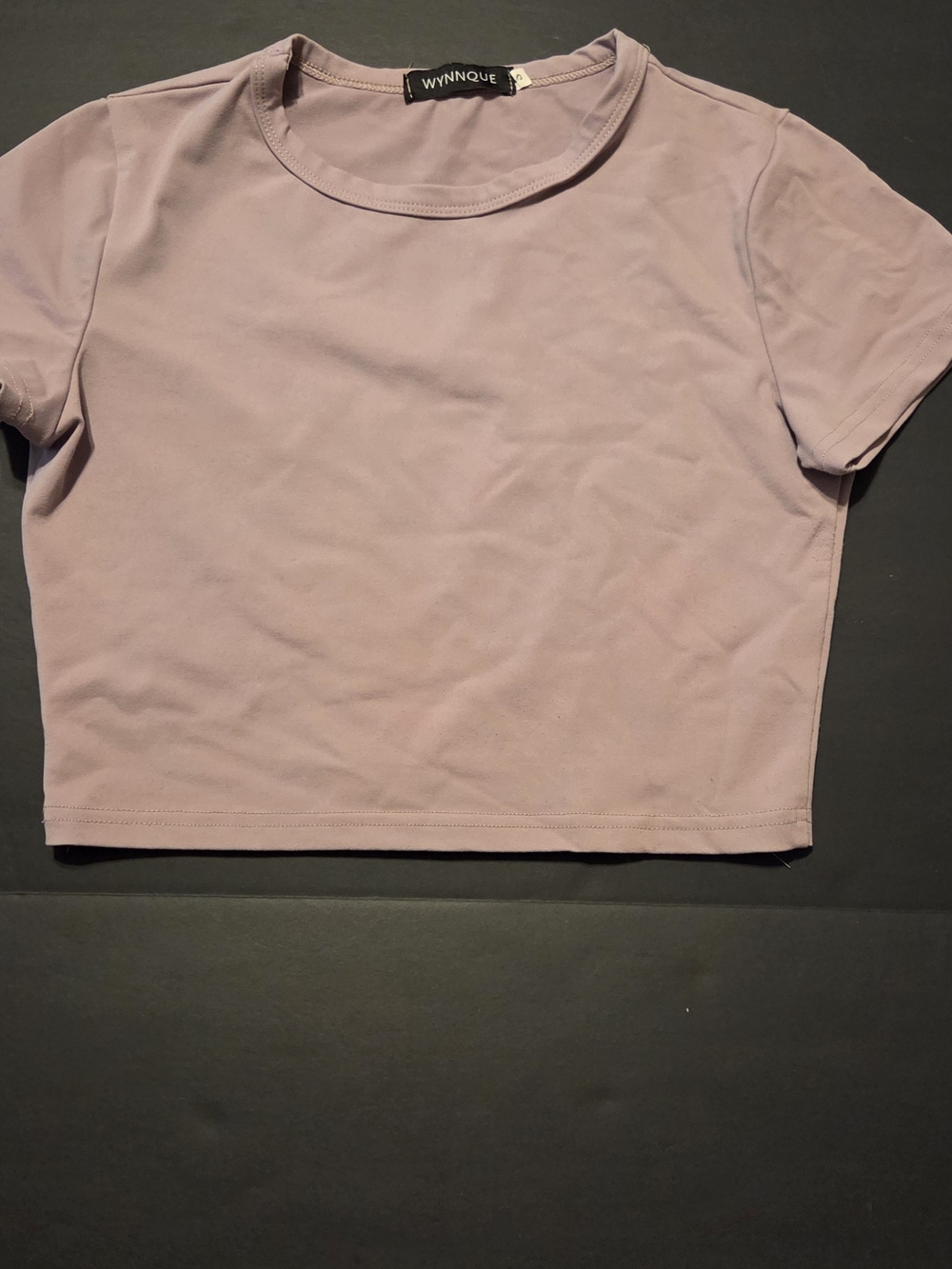 Lavender Crop Top - Women's Short Sleeve Tee